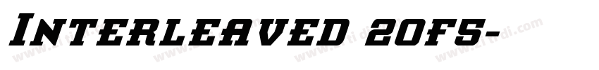 Interleaved 2of5字体转换